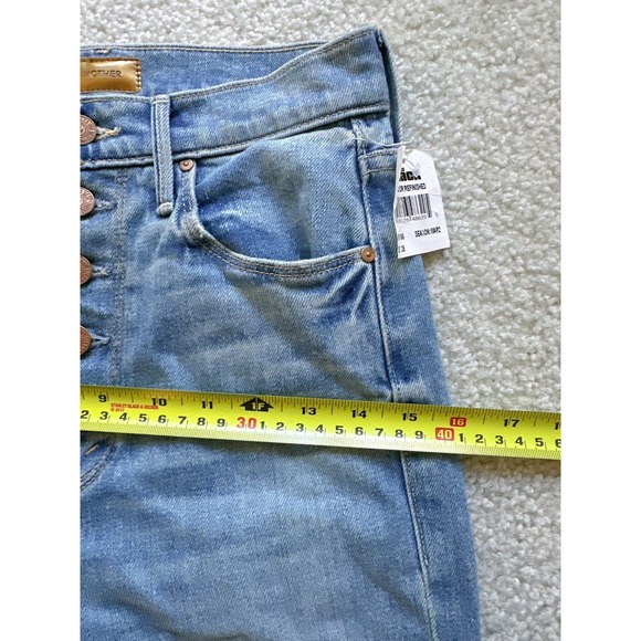 $238 NWT MOTHER PIXIE DAZZLER ANKLE FRAY  Jeans In Ivy League Cowboy Size 25 - Picture 13 of 16